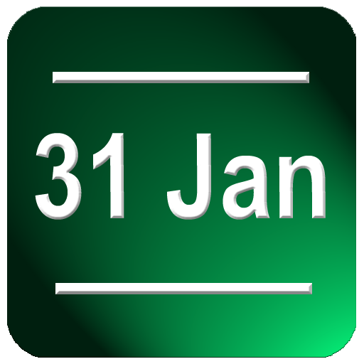 Date in Status Bar 2 icon